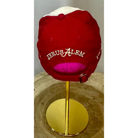 Alabama Crimson Tide Hat With Roll Tide In English and Hebrew - Picture 4 of 5